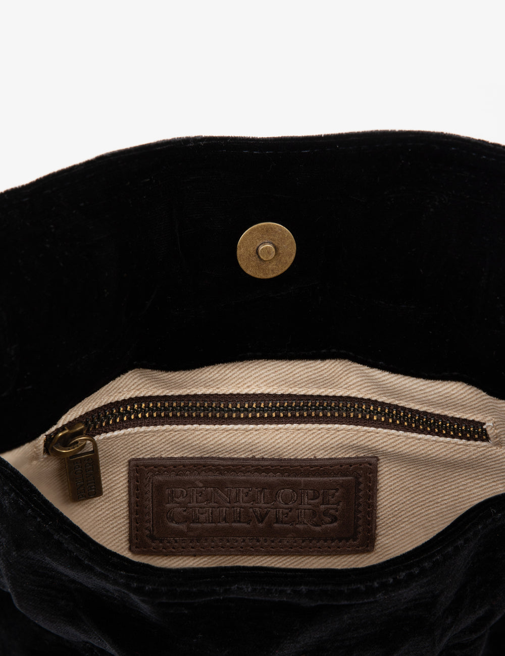Puffball Velvet Clutch