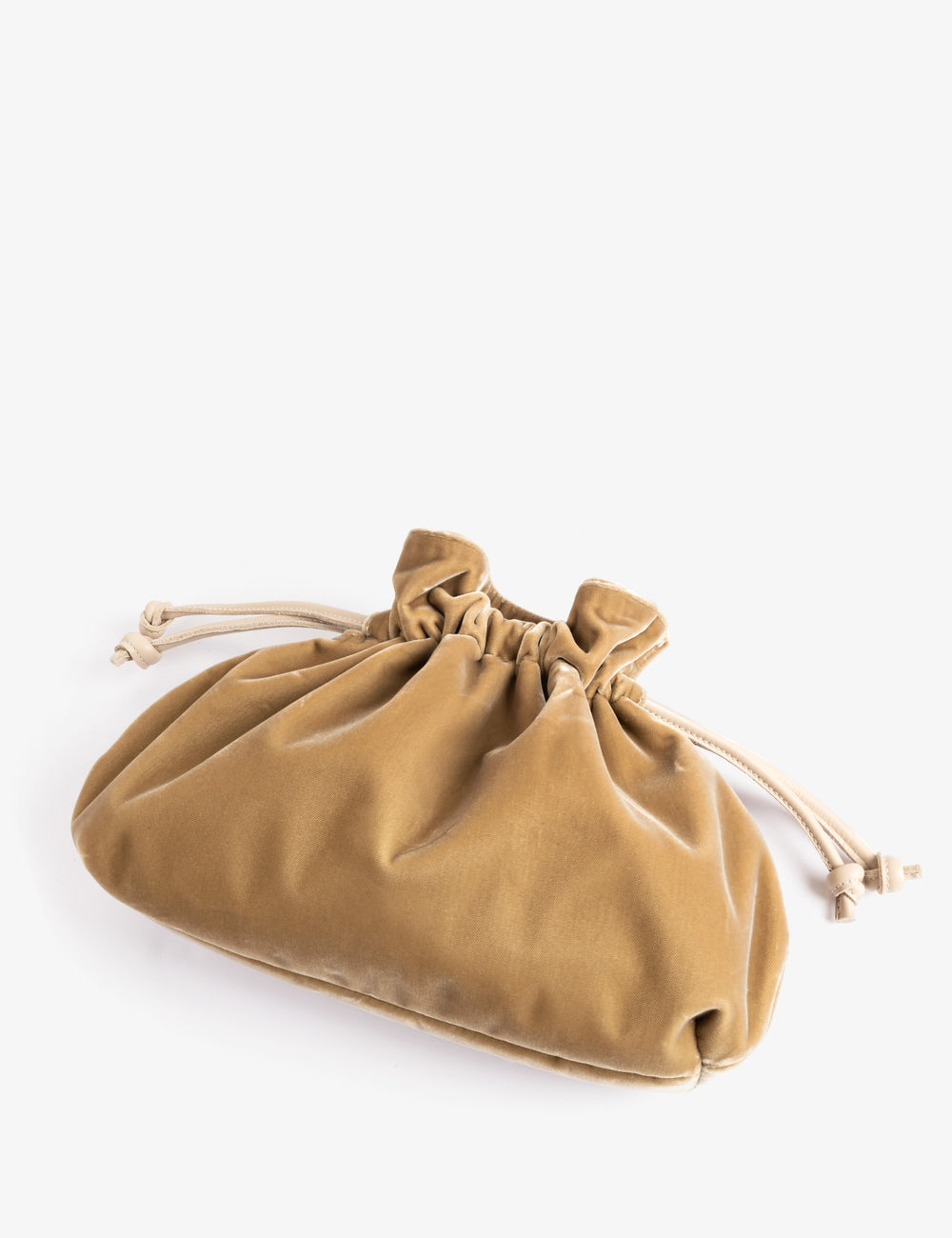 Puffball Velvet Clutch