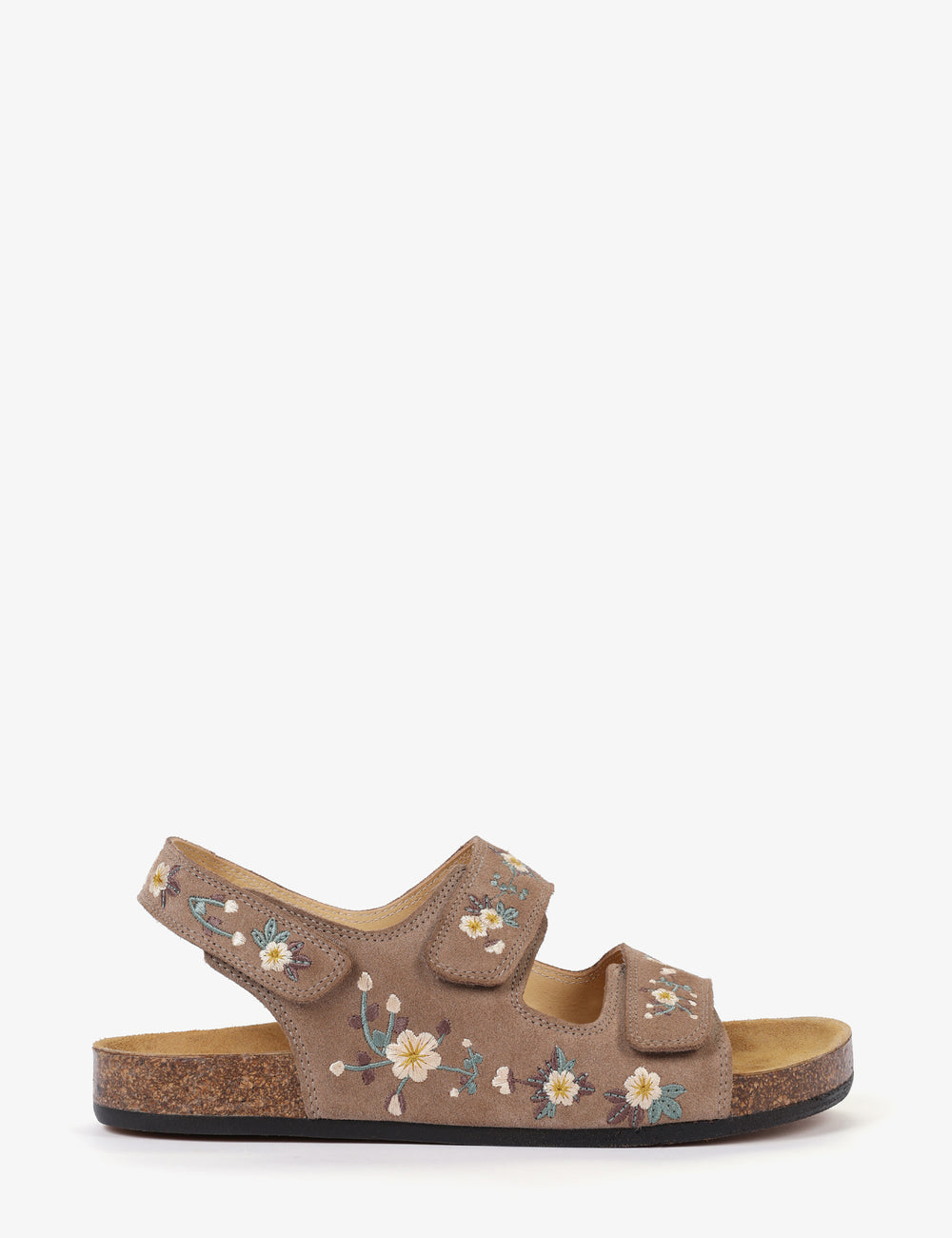 Rock Pool Embroidered Suede Slide