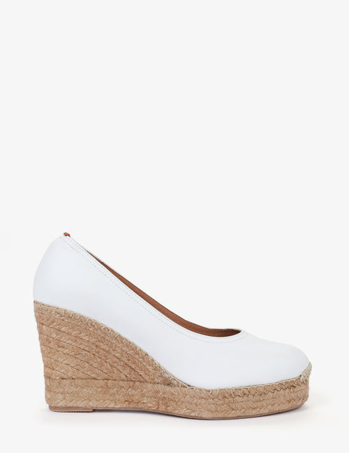 Scoop Leather Espadrille