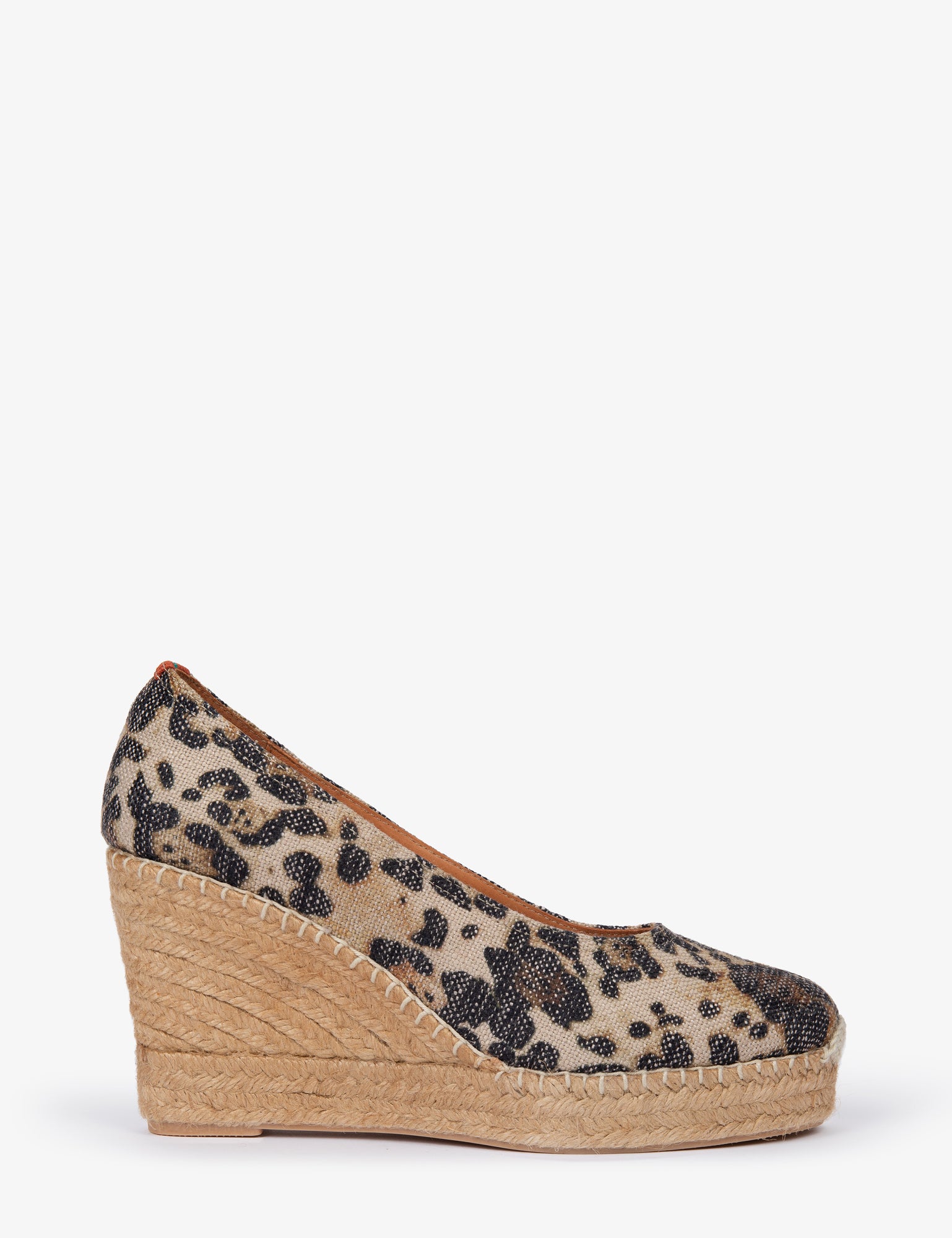 Scoop Leopard Canvas Espadrille