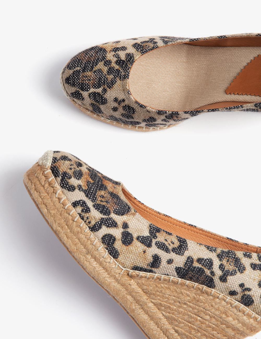 Scoop Leopard Canvas Espadrille