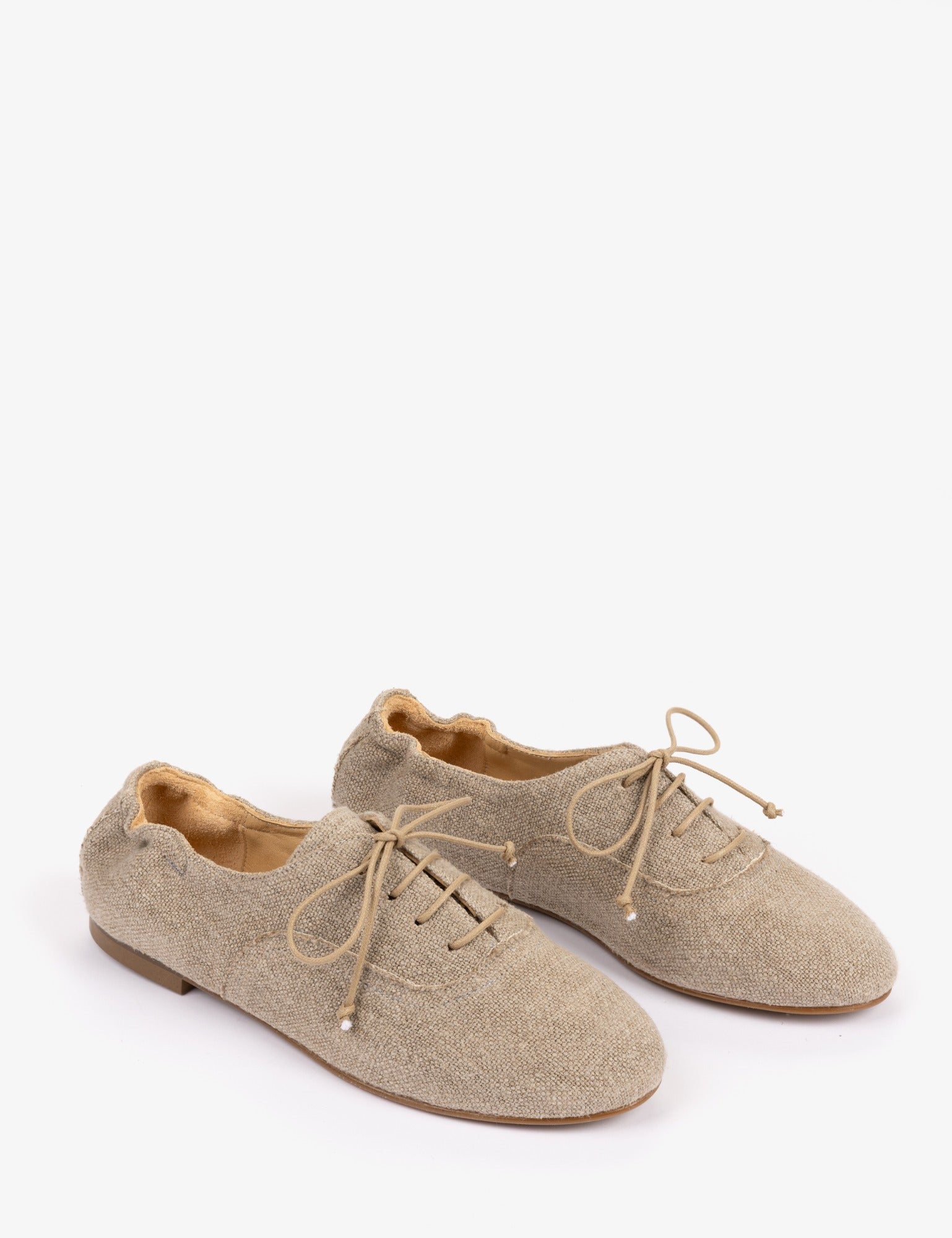 Softie Lace-up Linen Shoe