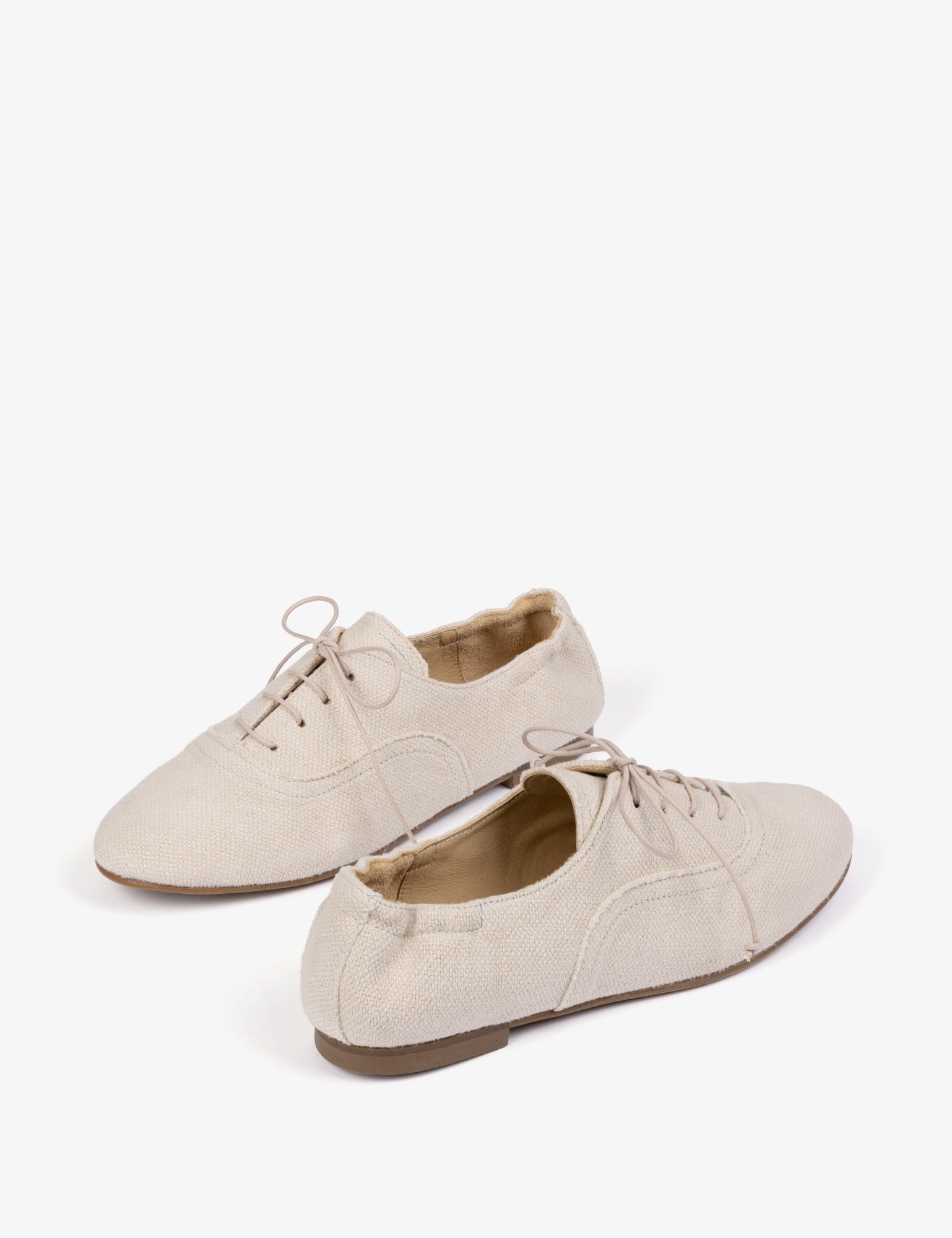 Softie Lace-up Linen Shoe