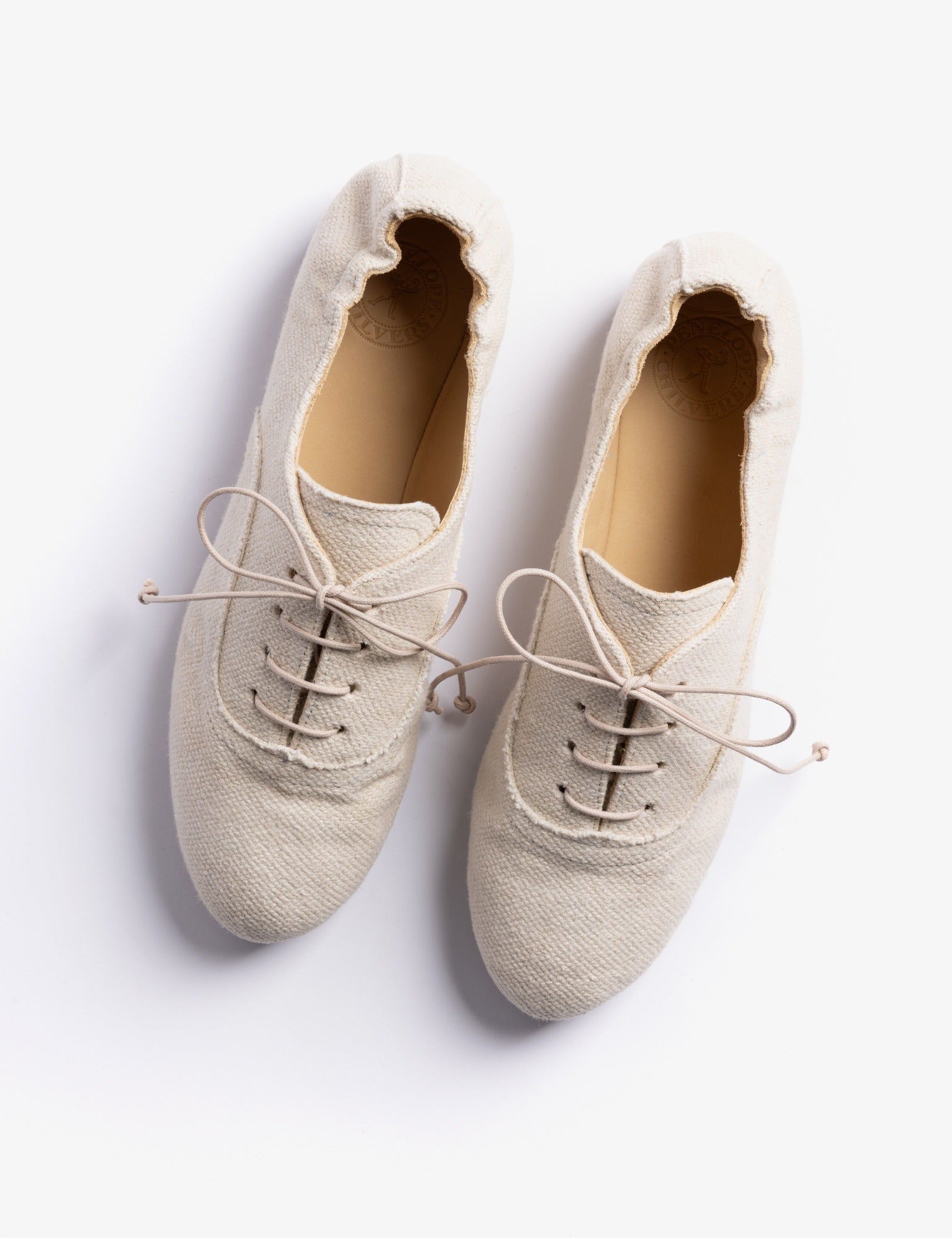 Softie Lace-up Linen Shoe
