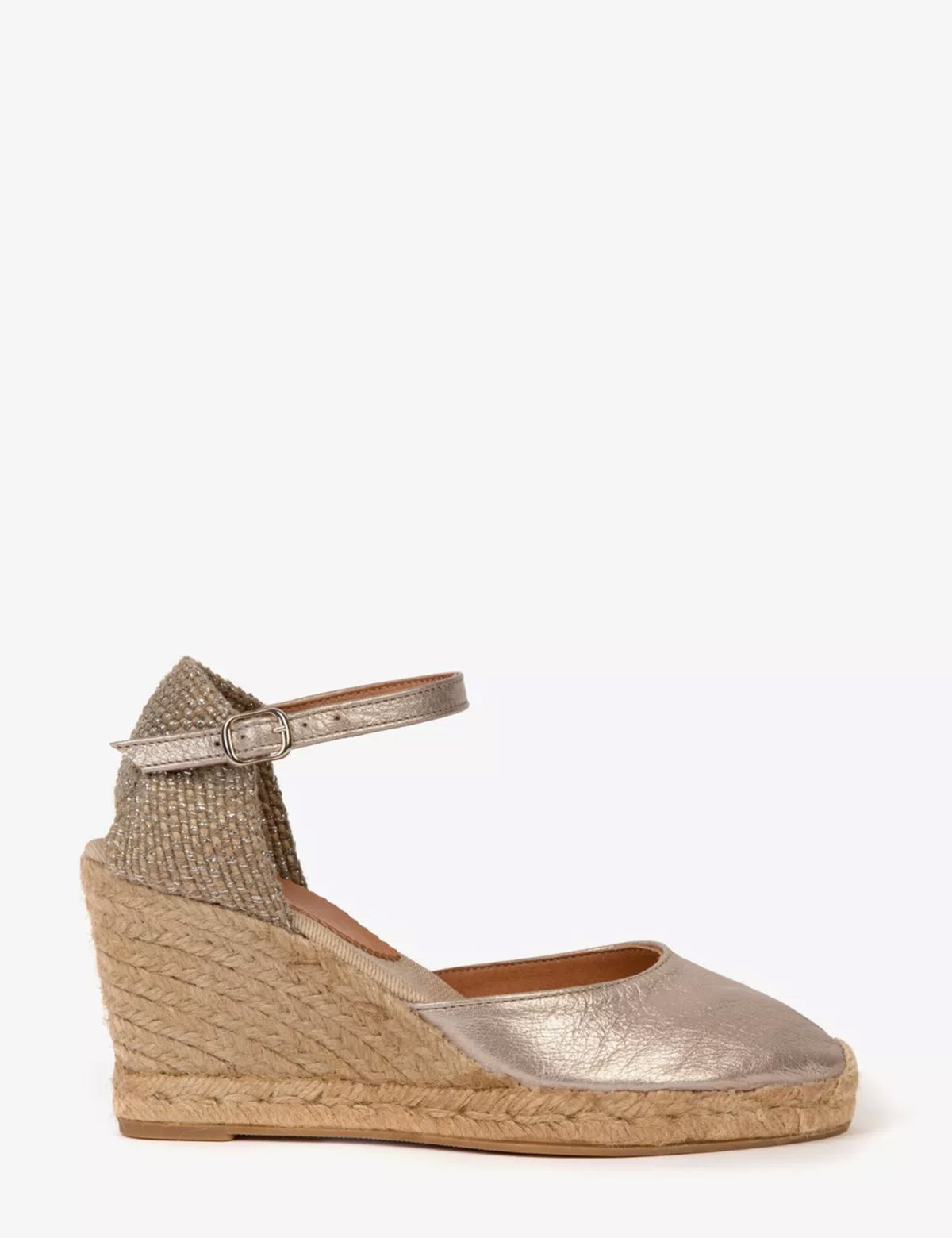 Mary Jane Leather Espadrille