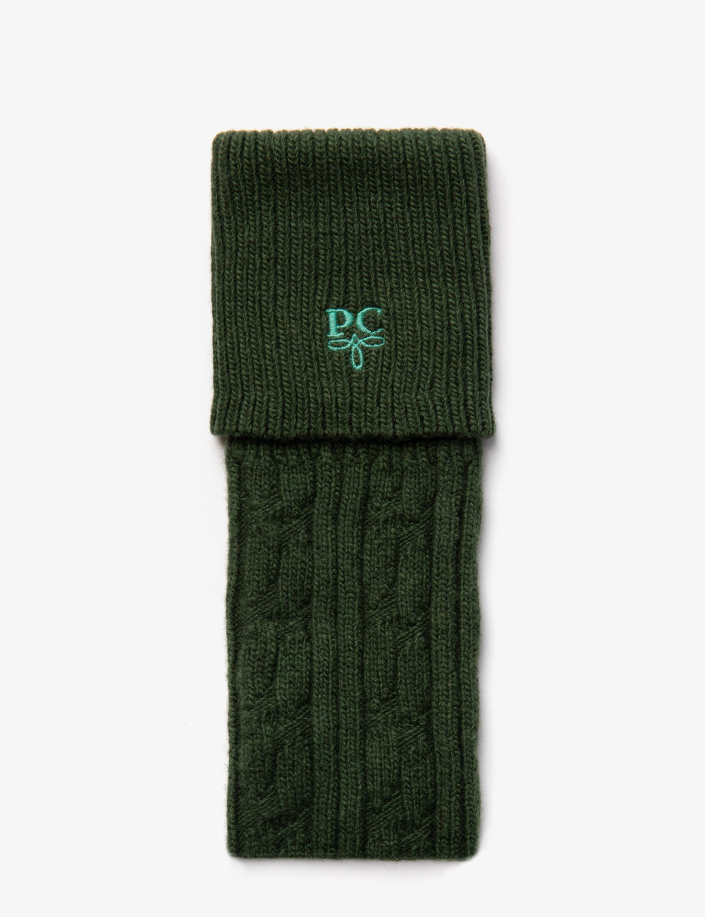 Cashmere Blend Cable Boot Socks