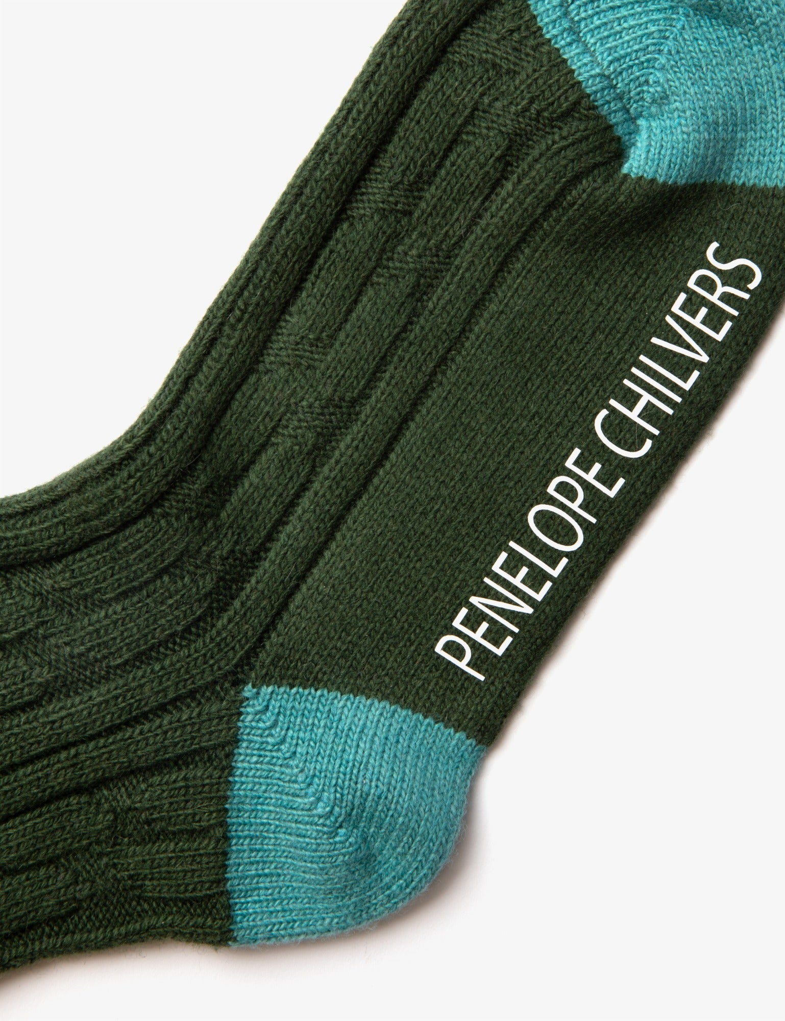 Cashmere Blend Cable Boot Socks