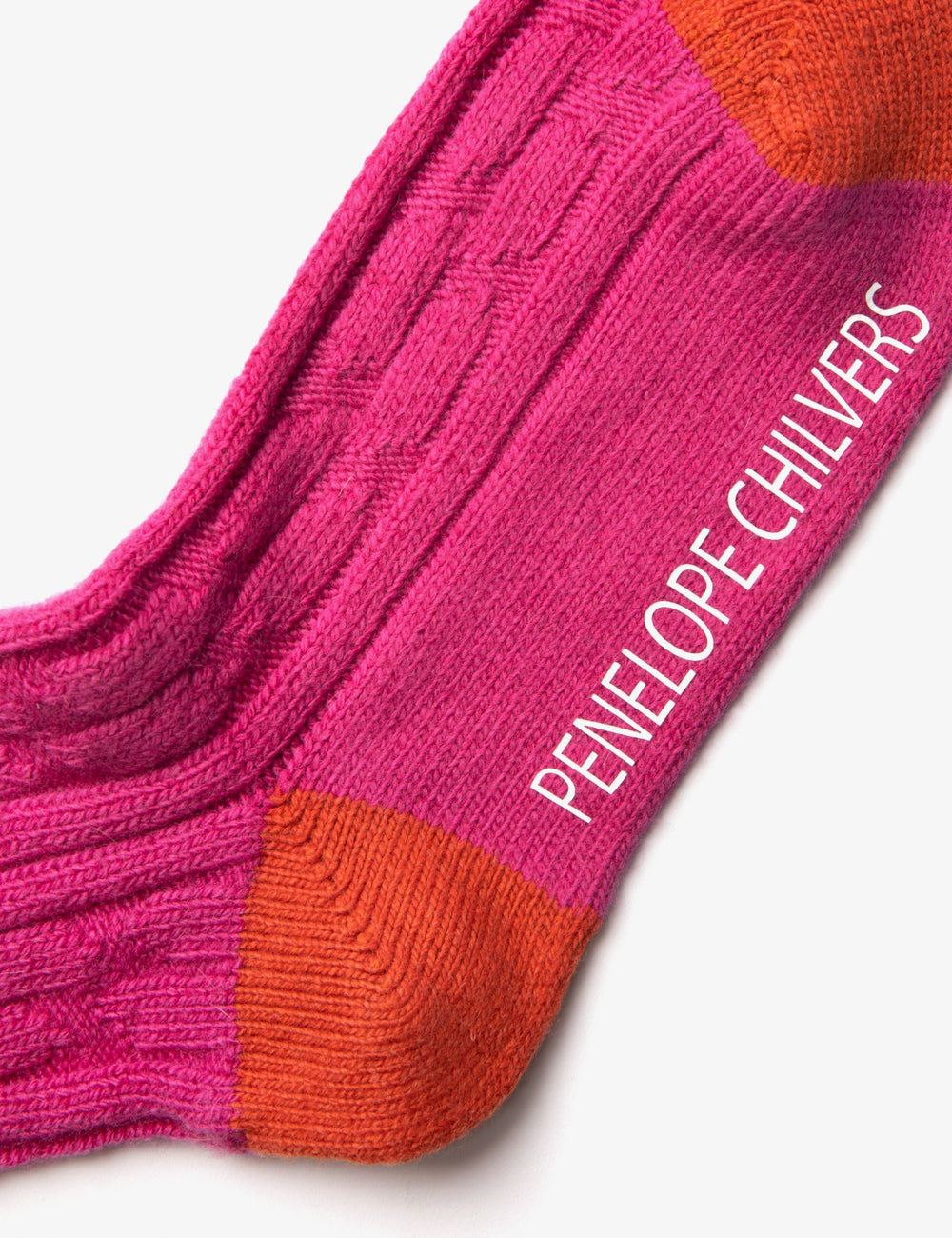 Cashmere Blend Cable Boot Socks