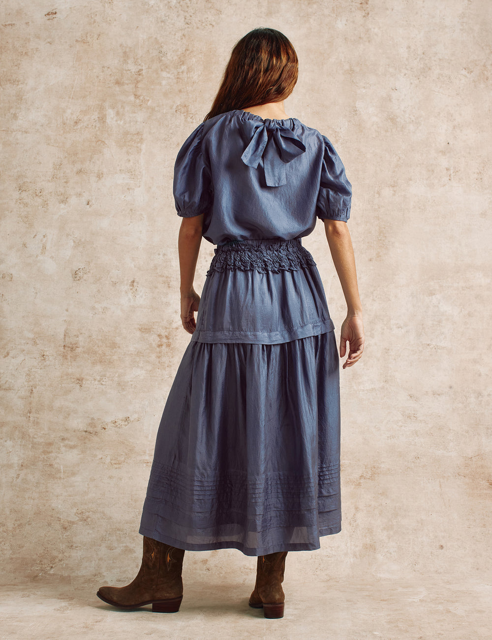 Silk Bow Blouse