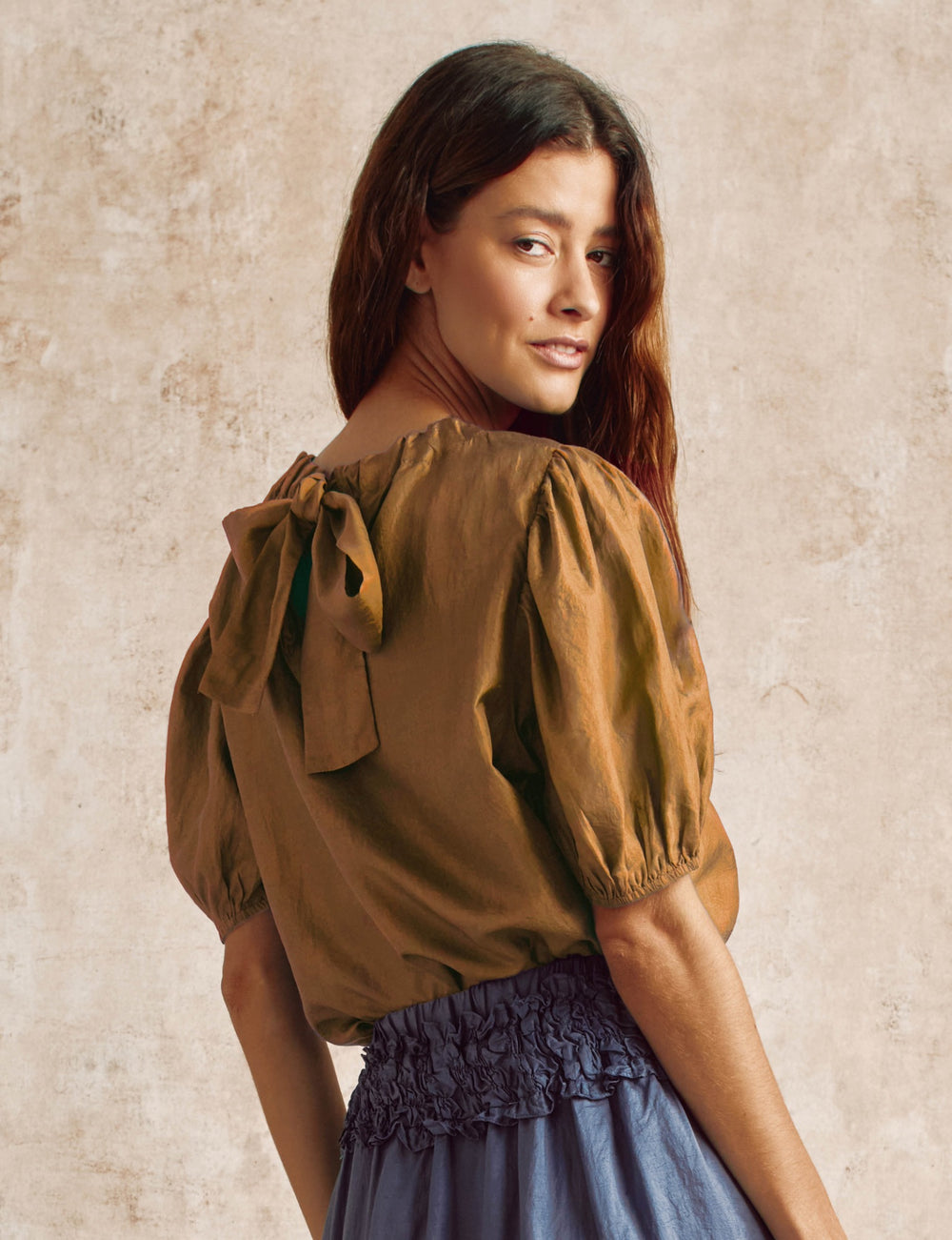 Silk Bow Blouse
