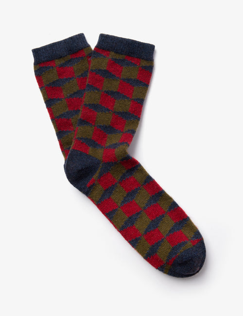 Domino Lambswool Socks