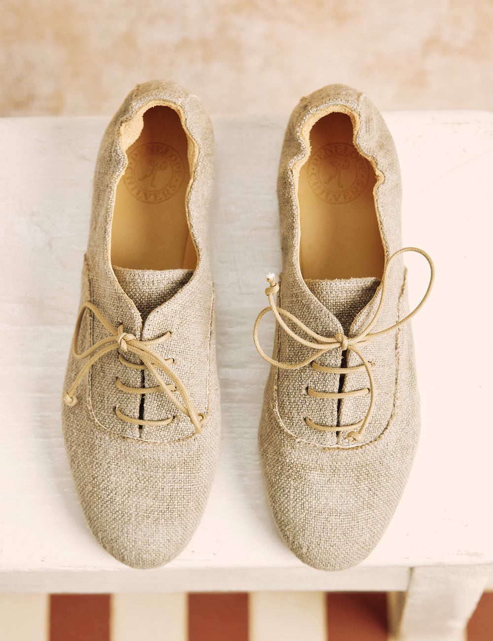 Softie Lace-up Linen Shoe