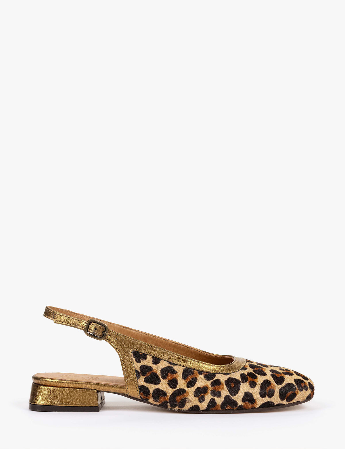 Stella Leopard Pony Slingback