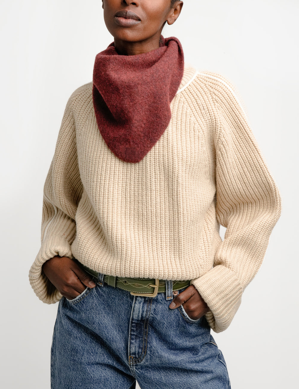 Noah Triangle Wool Scarf