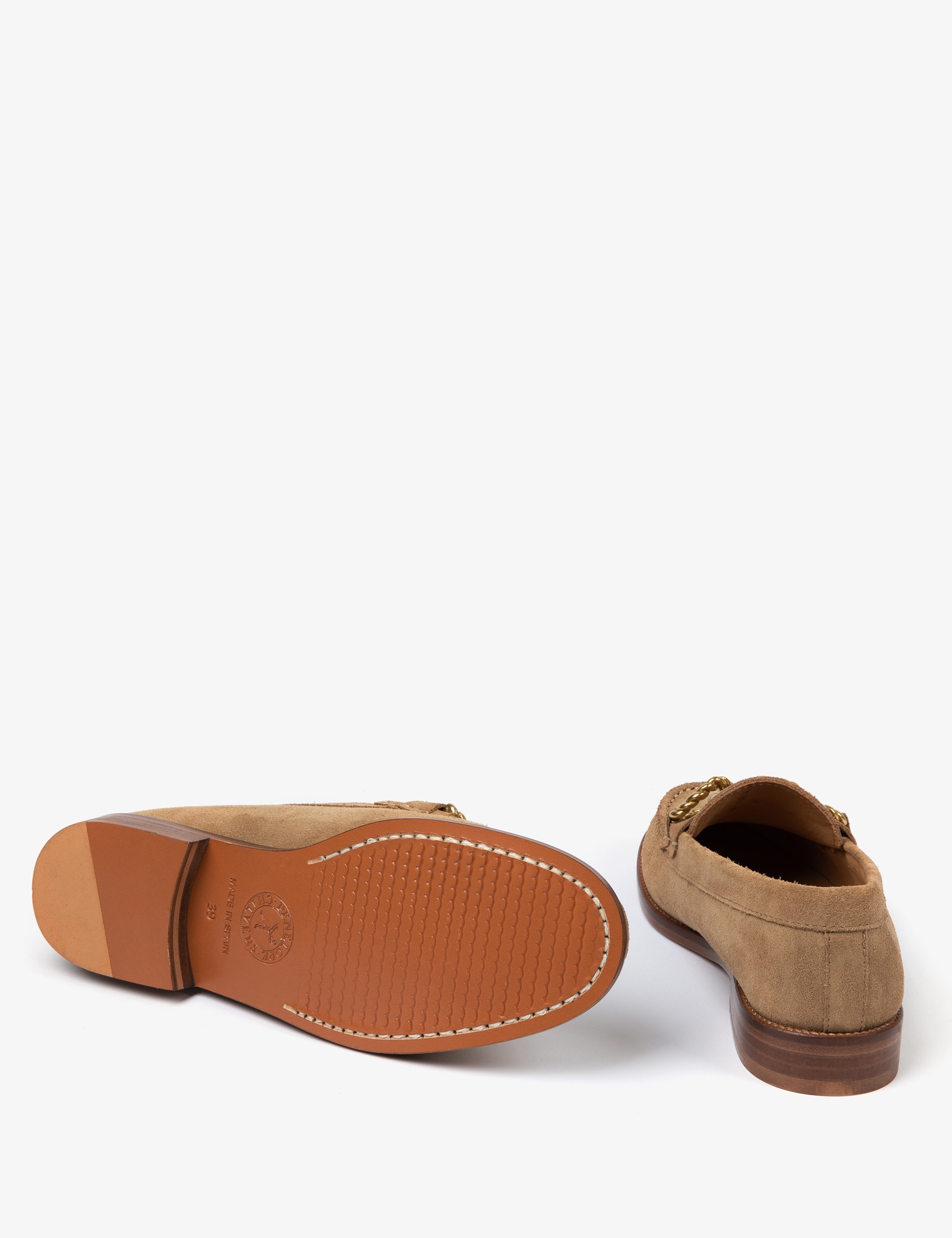 Braided Barley Suede Loafer - Camel| Women Shoes | Penelope Chilvers
