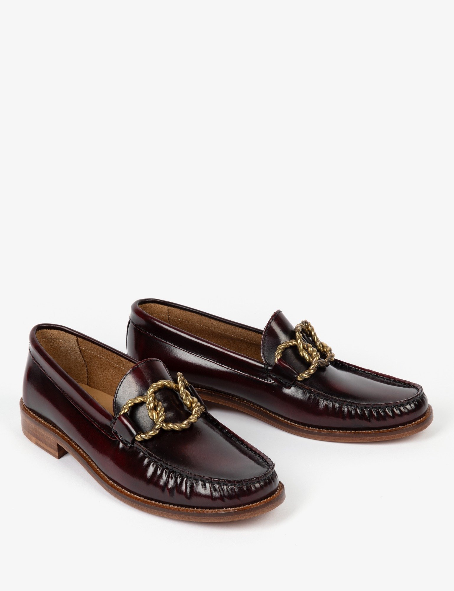 Braided Barley Florentic Loafer -Bordeaux | Women Shoes |Penelope Chilvers
