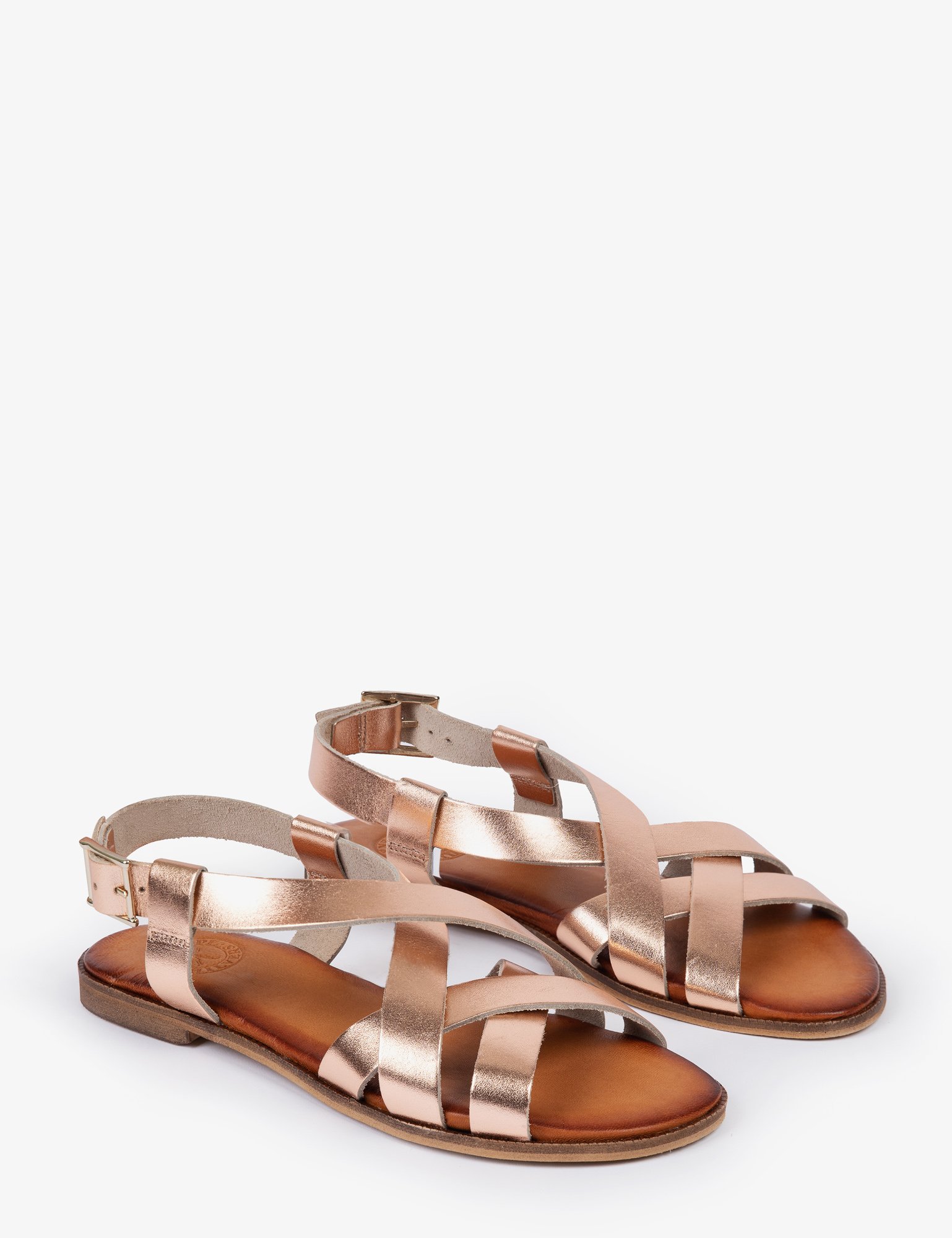Buttercup Leather Sandal - Rose Gold | Women's Shoes | Penelope Chilvers