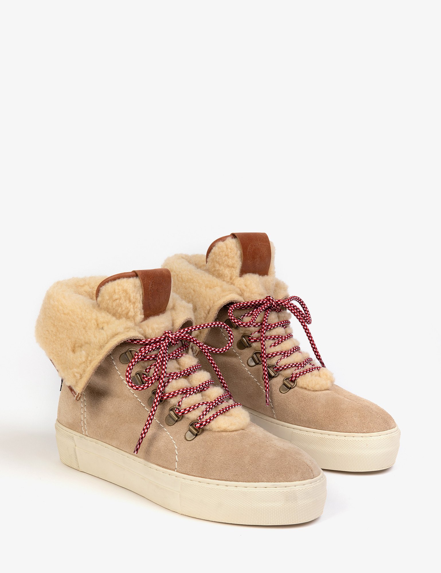 Phoenix Wool-Lined Suede Boot- Sand| Womens Boot |Penelope Chilvers