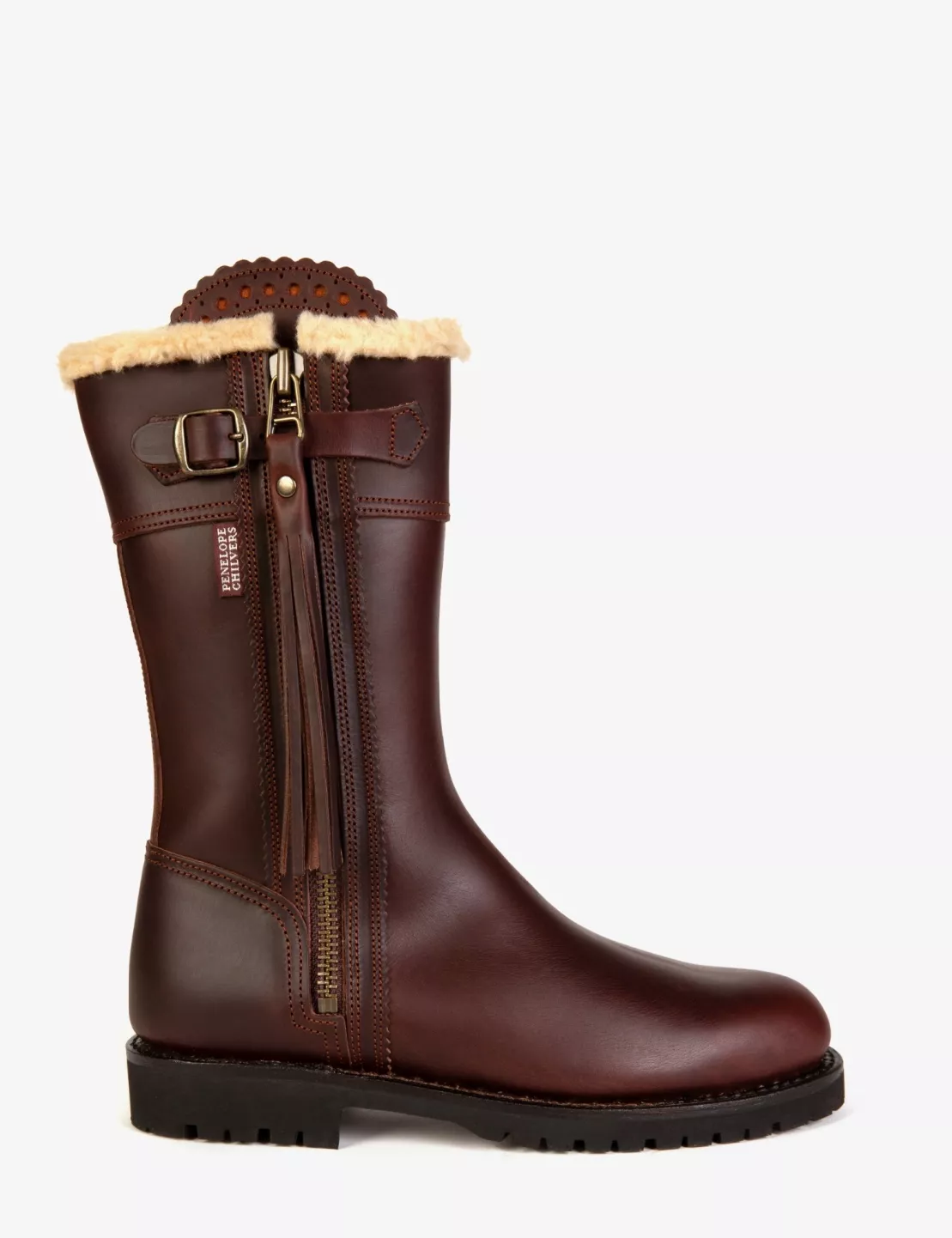 Midcalf Lined Tassel Boot