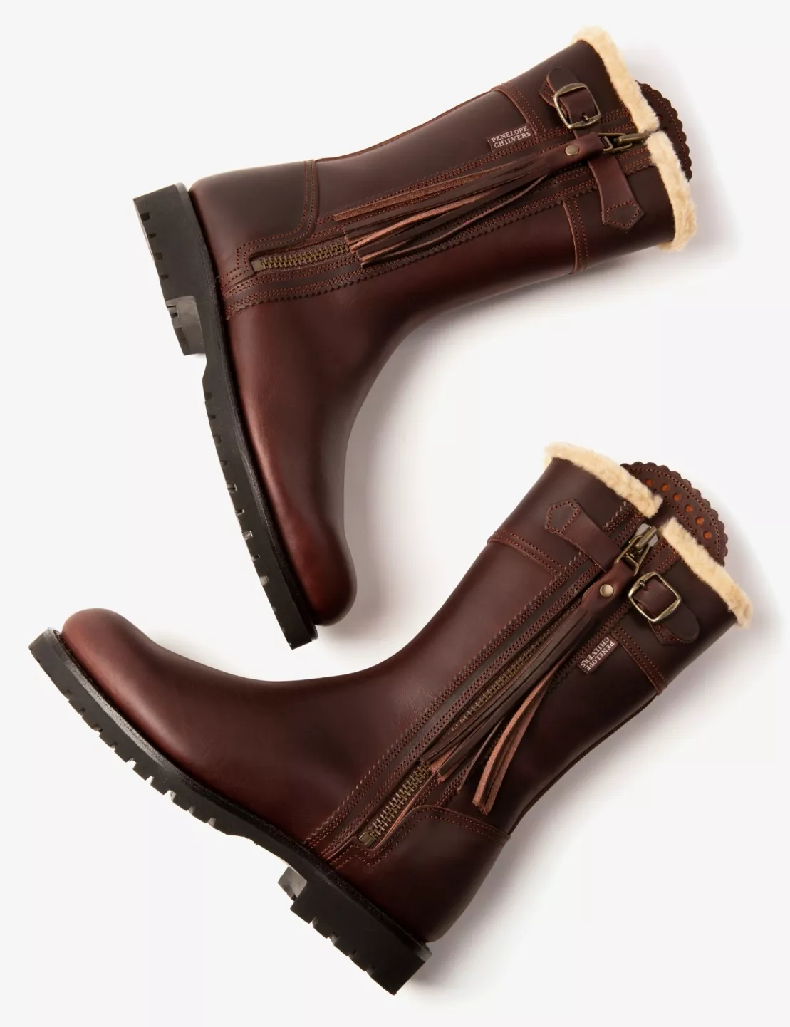 Midcalf Lined Tassel Boot