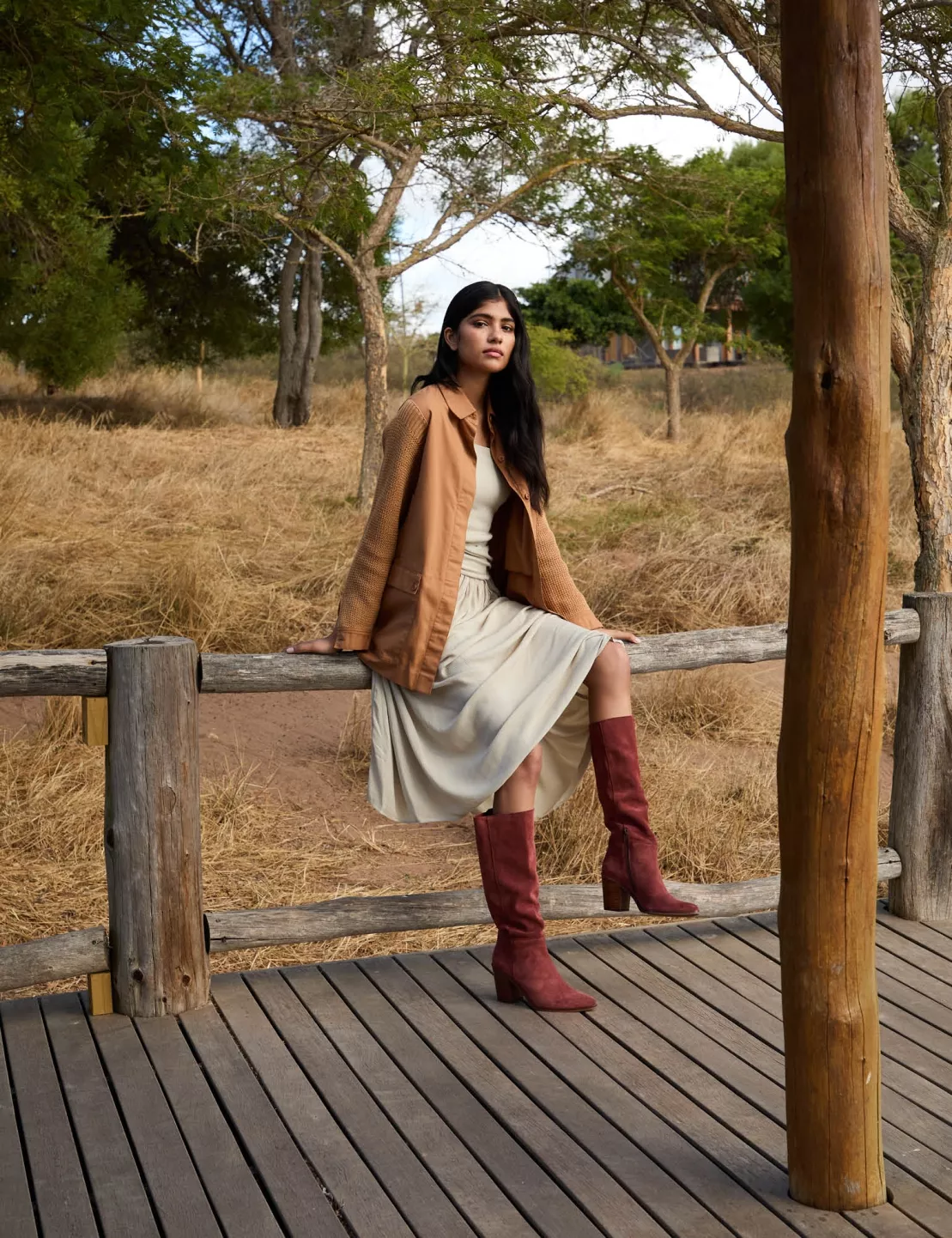Navette Slouch Suede Boot