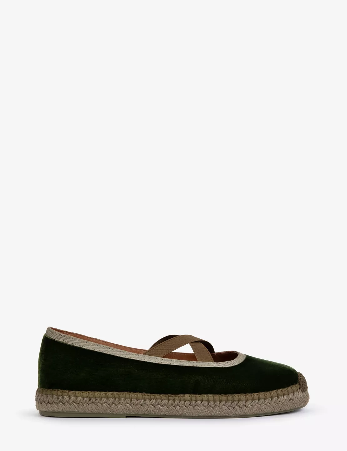 Espadrilles khaki top