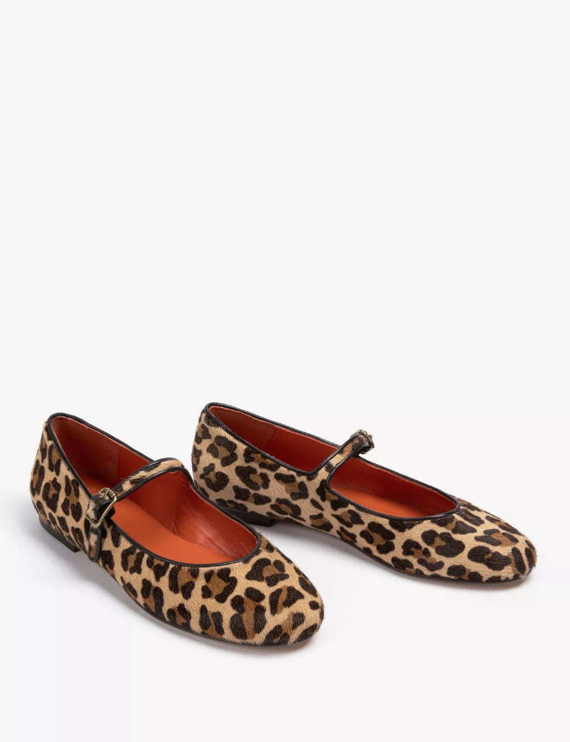 Fay Leopard Pony Mary Jane Shoe