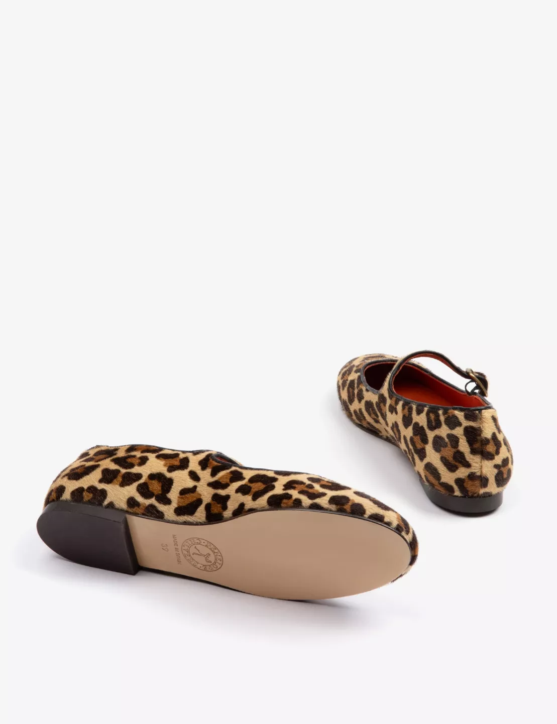 Fay Leopard Pony Mary Jane Shoe