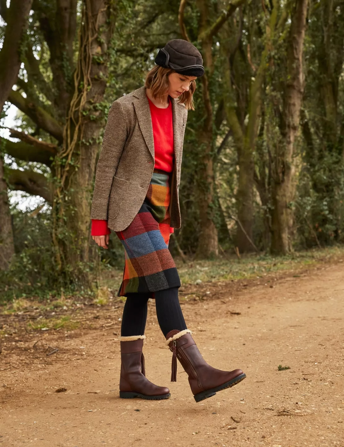 Midcalf Lined Tassel Boot