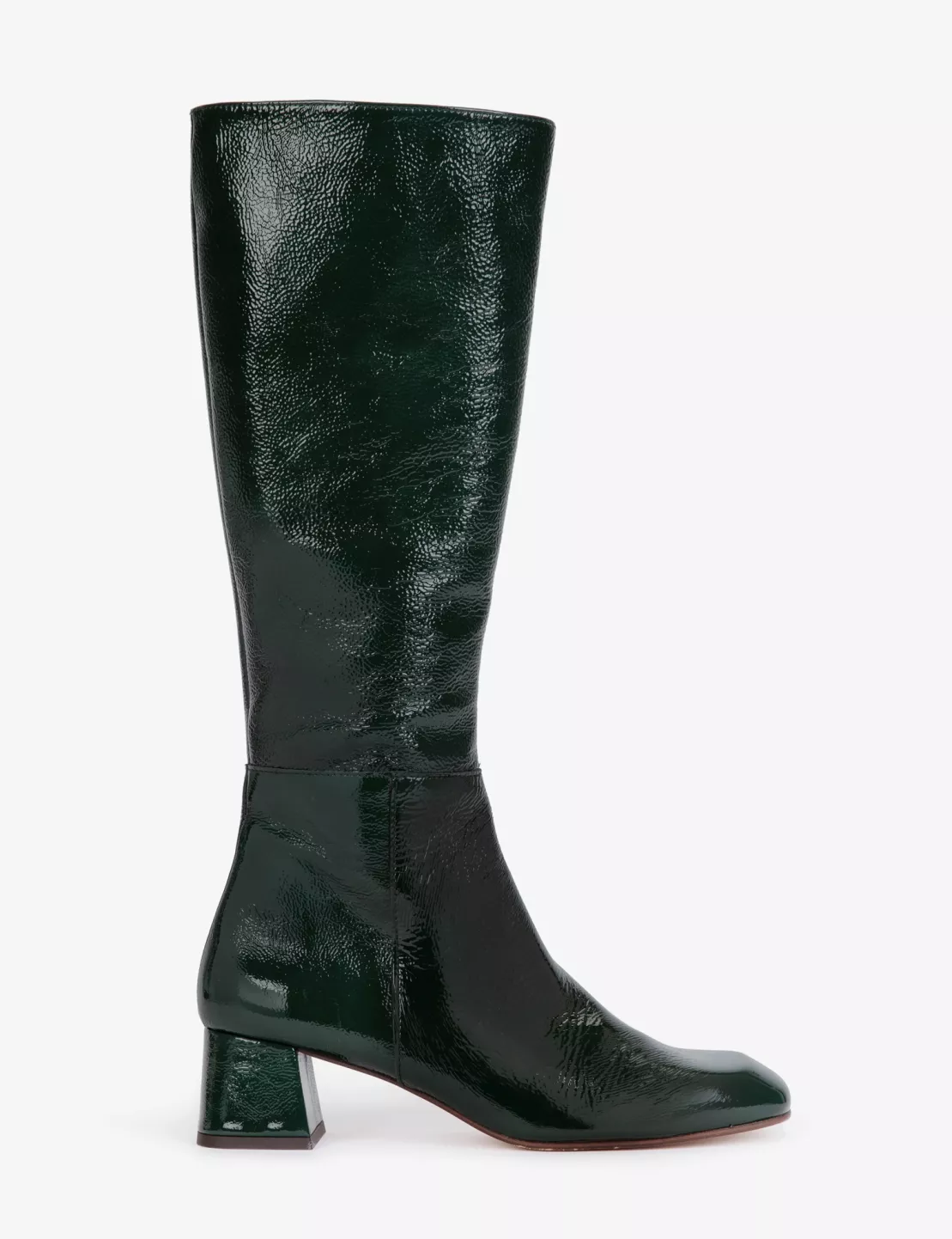 Green patent boots cheap