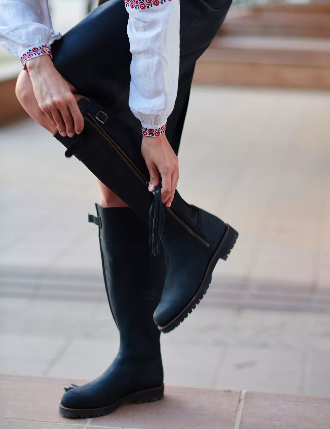 Long Tassel Boot