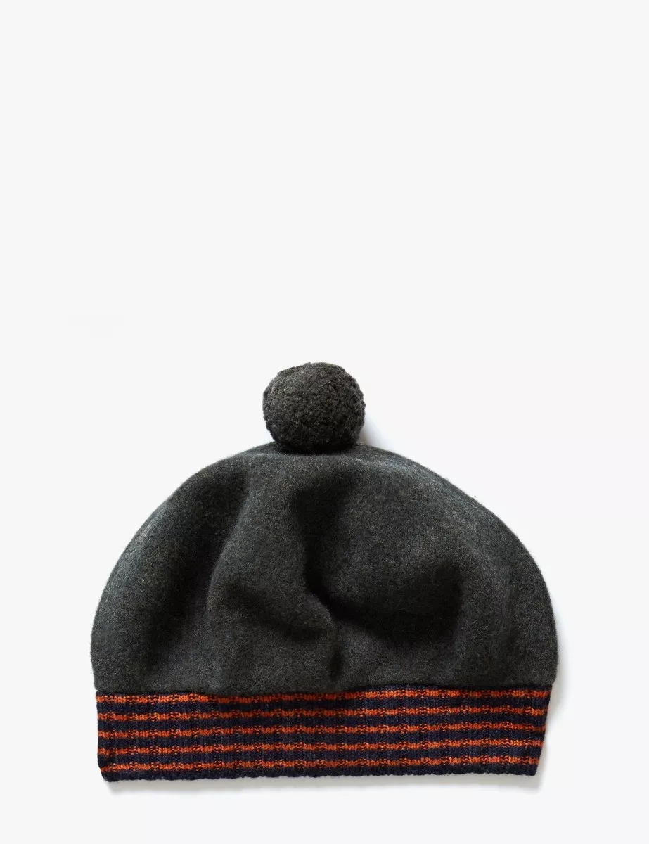Tam O Shanter Hat Khaki Penelope Chilvers