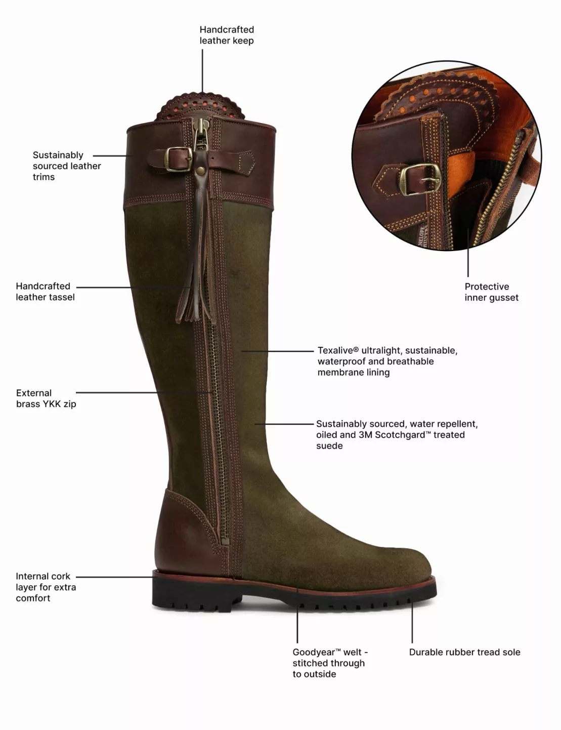 Inclement Long Tassel Boot