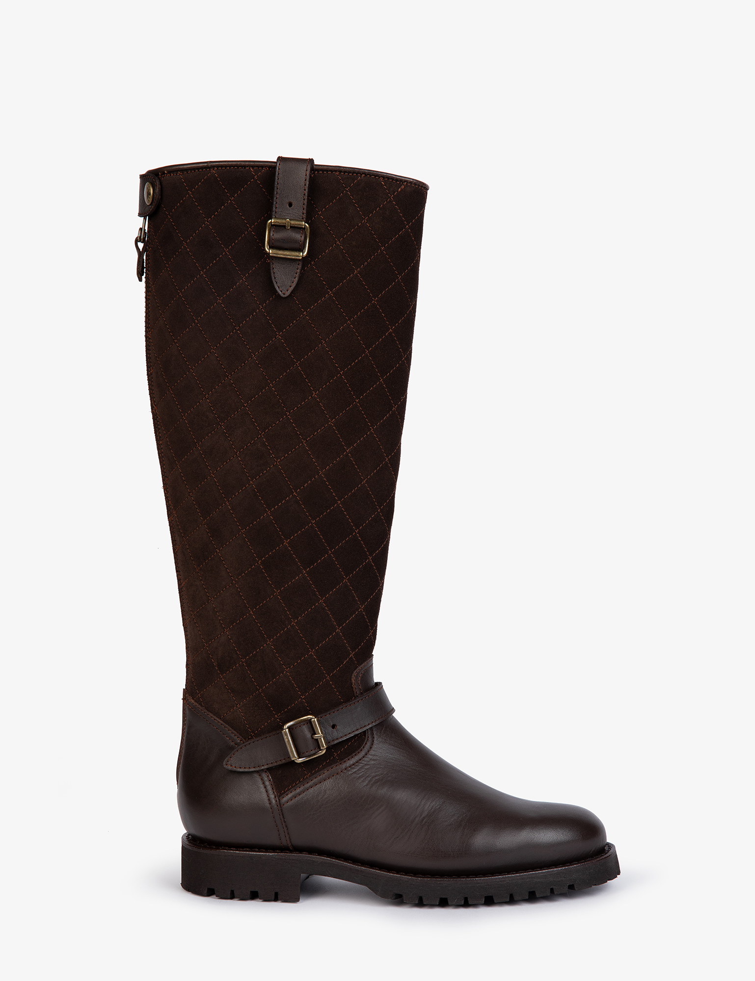 Idaho Quilted Shearling-Lined Boot