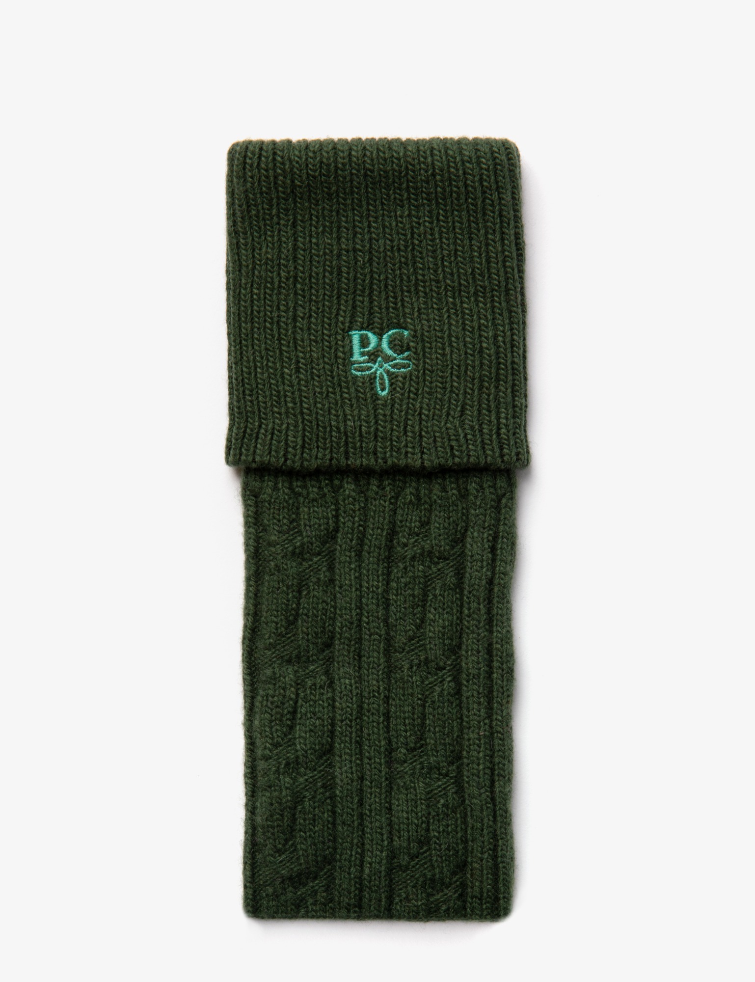 Cashmere Cable Boot Socks